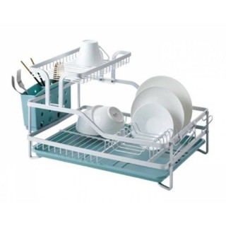Kệ bát đĩa 2 tầng lock&lock bằng nhôm 2-tier aluminum dish rack ldr204