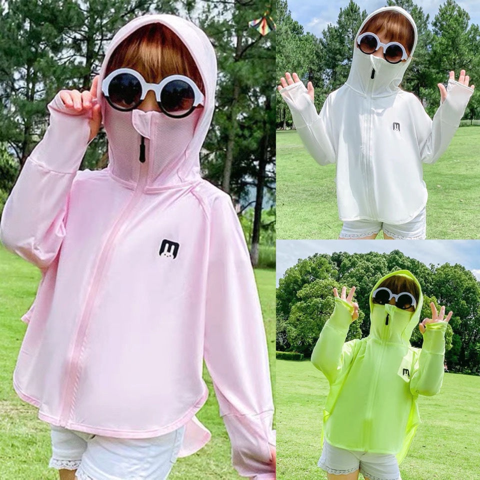 Áo khoác chống nắng tia UV cho bé 90-120cm