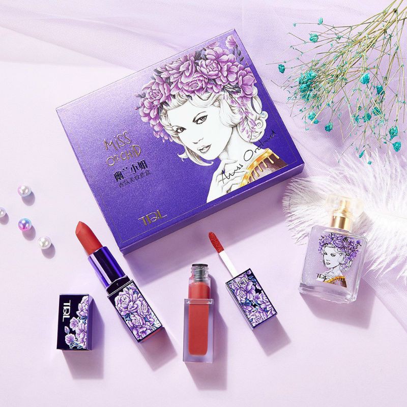 Set Miss Orchid 3 món Son Thỏi - Son Kem - Nước Hoa | BigBuy360 - bigbuy360.vn