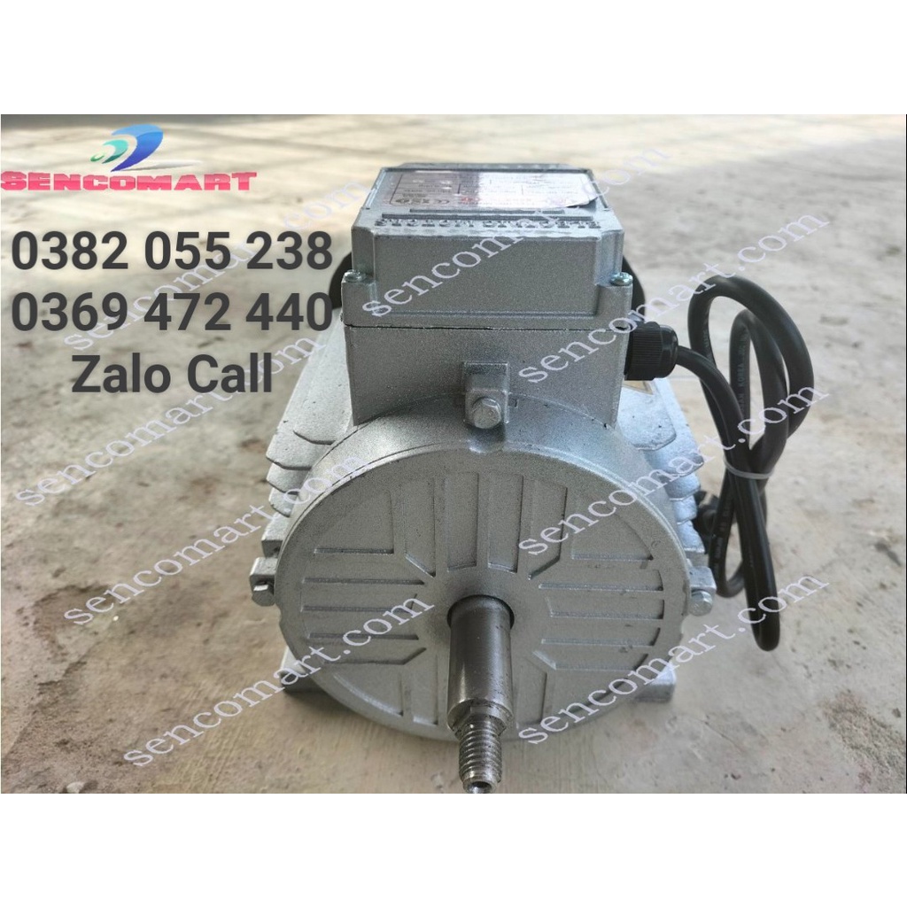 Mô tơ, động cơ, điện cơ Toàn Phát 1,5kw - 2 ngựa, tốc nhanh 2900v/p, điện 1 pha 220v, dây đồng 100%