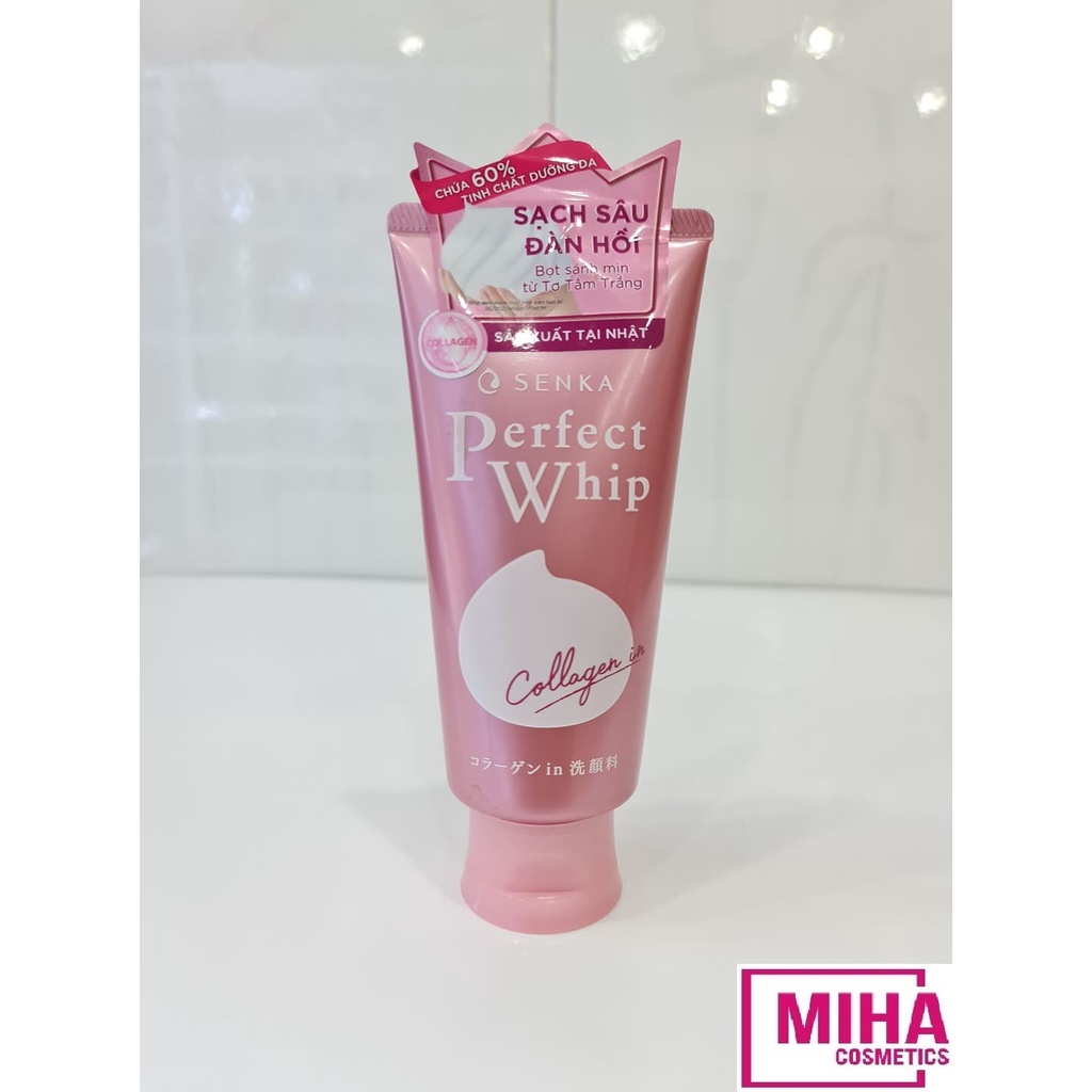 Sữa Rửa Mặt Collagen SENKA 120g Nhật Bản