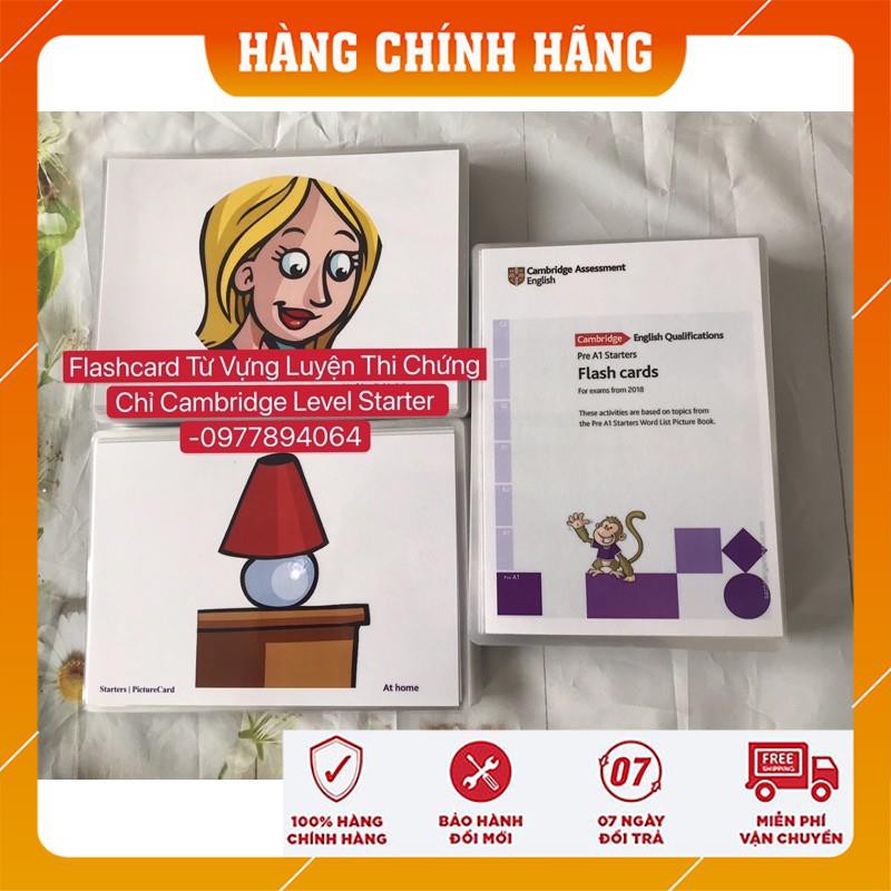 Flashcard Thẻ Từ Vựng Luyên Thi Chứng Chỉ Cambridge  Level Stater