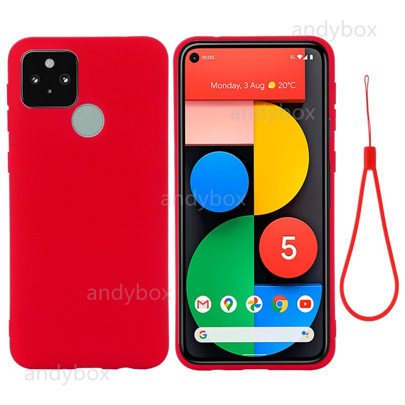 Ốp điện thoại silicon cao su mềm mặt nhám cao cấp cho Google Pixel 5a / 4a / 4 / 4 Xl 5G Pixel 4 / 5/ 4a / 5a