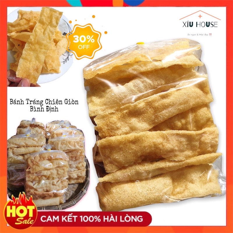 3 Bịch Bánh Tráng Chiên Giòn Bình Định