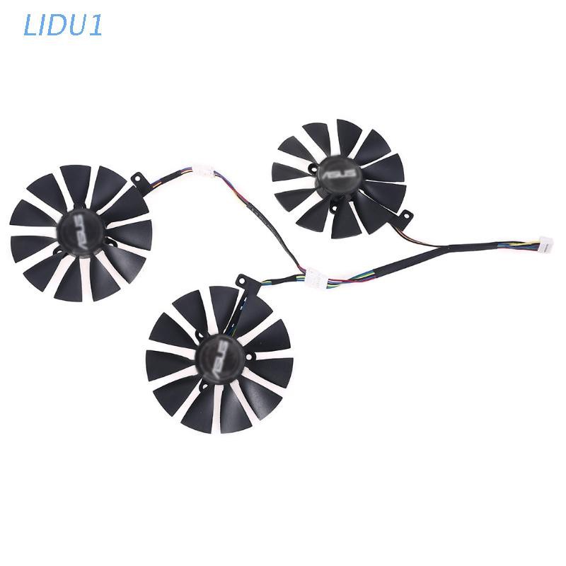 Quạt Tản Nhiệt Lidu1 88mm T129215Sh Gpu Cho Asus Rog-Strix Rtx2080Ti 2080 Thẻ