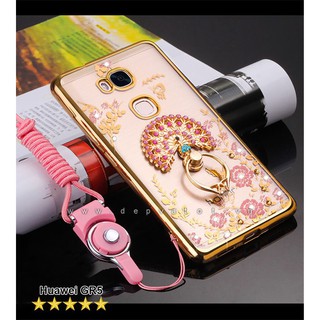Ốp lưng Huawei GR5 , GR5 2017 dẻo hình hoa