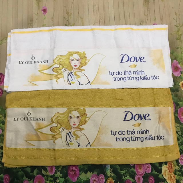 Khăn tắm dove 50x100cm (màu ngẫu nhiên)