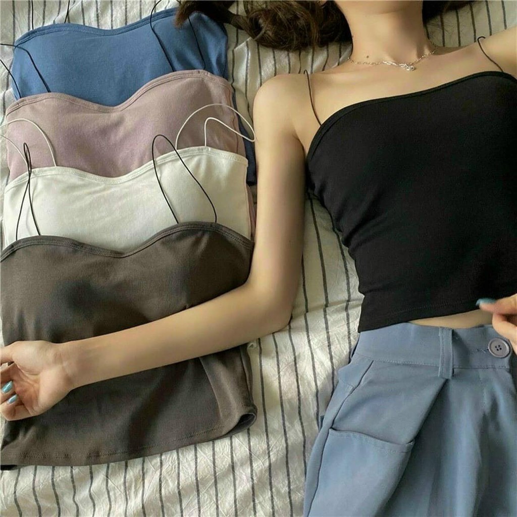 [Mã WASKT410K giảm 10K đơn 50K] ÁO 2 dây ĐỆM NGỰC DÂY BÚN (Kèm ảnh thật)