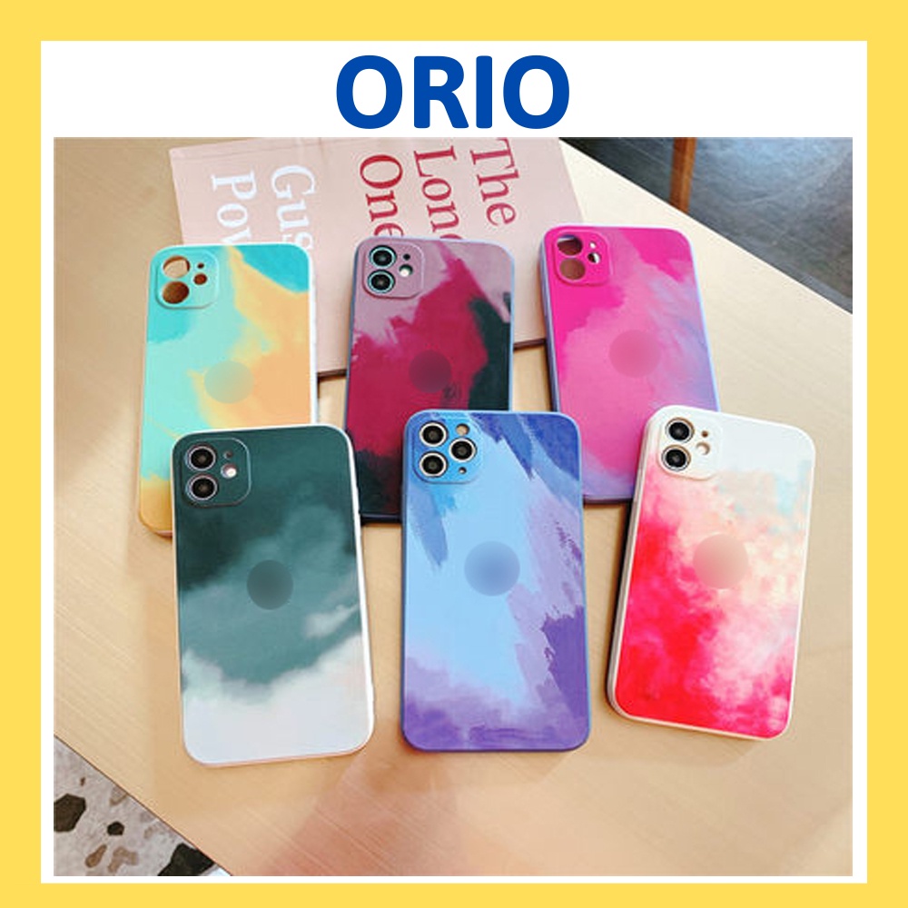 Ốp lưng iphone Colorful cạnh vuông BVC 5s/6/6plus/6s/6splus/7/7plus/8/8plus/x/xr/xs/11/12/pro/max/plus/promax - Orio