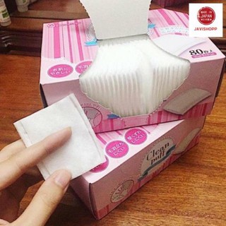 Bông Tẩy Trang CLEAN PUFF 80 Miếng Cao Cấp Hàng Nội Địa Nhật Bản