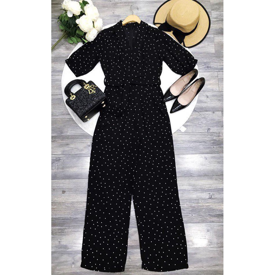 JUMPSUIT CỔ VEST