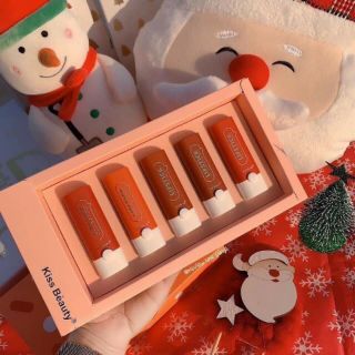 Set son 5 cây Lipstick Lasting Color Kiss beauty