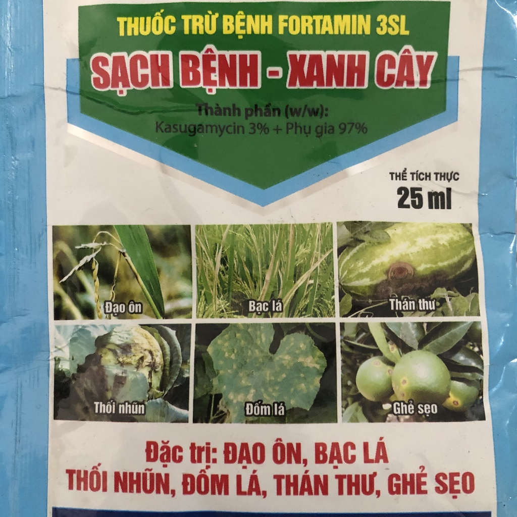 Chế phẩm trừ bệnh thảo mộc cây trồng Fortamin 25ml