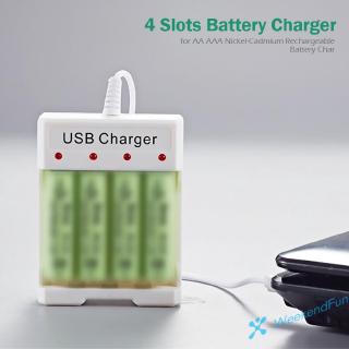 Bộ Sạc Pin Aa Aaa Với 4 Ô