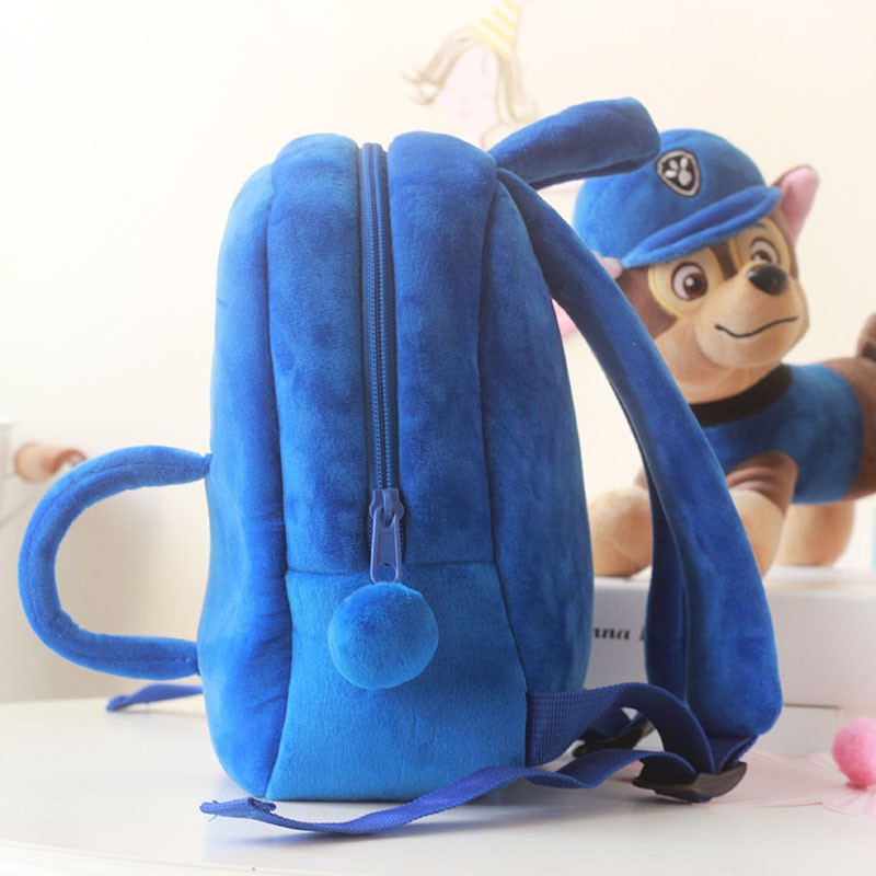 Balo Đi Học Hình Hoạt Hình Paw Patrol Nhồi Bông Gọn Nhẹ Cho Bé