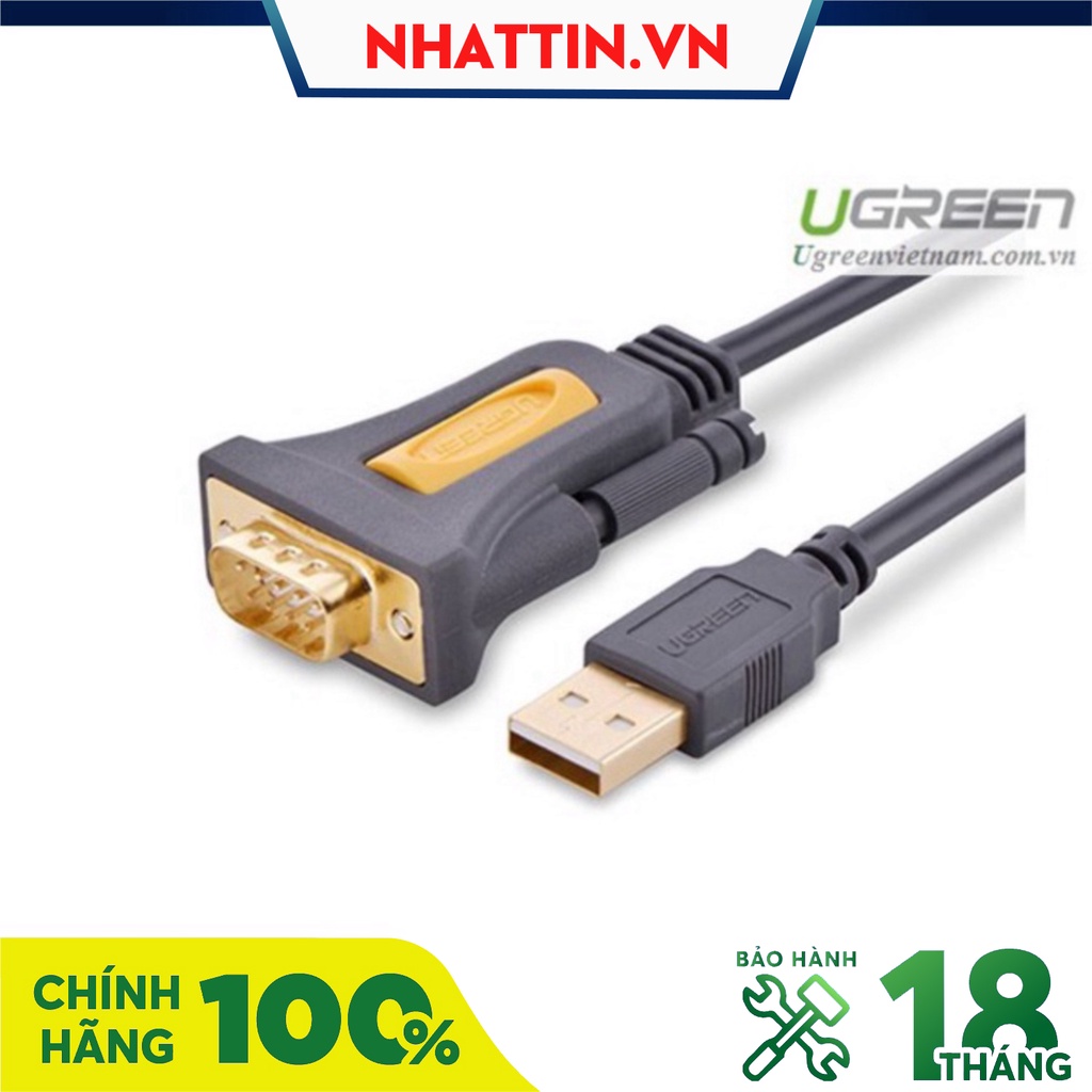 Cáp USB to Com chính hãng Ugreen cao cấp  - Phân Phối Chính Hãng