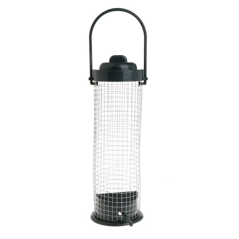 Ống Kim Loại Đựng Thức Ăn Cho Chim Có Nắp Đậy Tiện Dụng