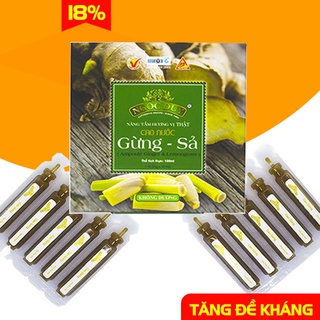 Nước Gừng sả dạng ống uống 1 hộp 10 ống