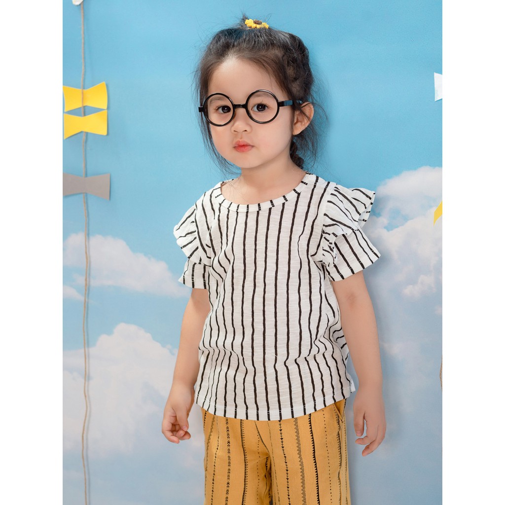 [LITTLE PINK] Flutter Summer Tee - Áo thun tay cánh tiên bé gái