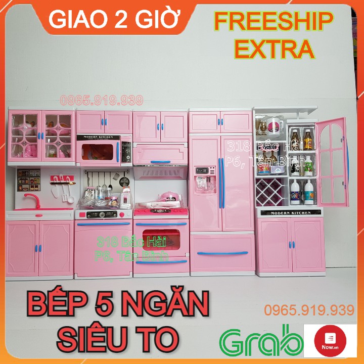 Đồ chơi nhà bếp 💖FREESHIP💖 Loại 5 ngăn - làm bếp - cho bé