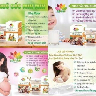 Bột ngũ cốc lợi sữa MINMIN