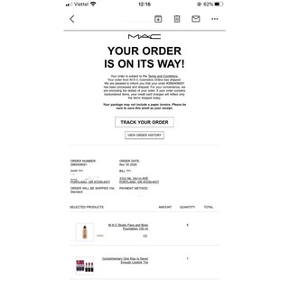 Son thỏi MAC Lipstick fullsize