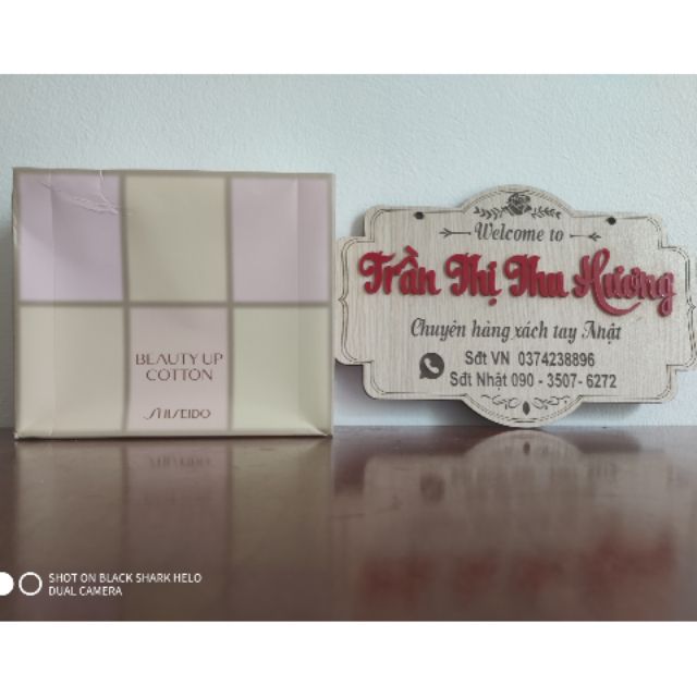 Bông tẩy trang Shiseido | BigBuy360 - bigbuy360.vn