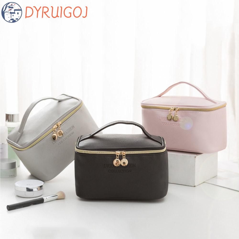 Túi Đựng Đồ Trang Điểm DYRUIDOJ Chống Thấm Nước 2 Màu Có Khóa Kéo