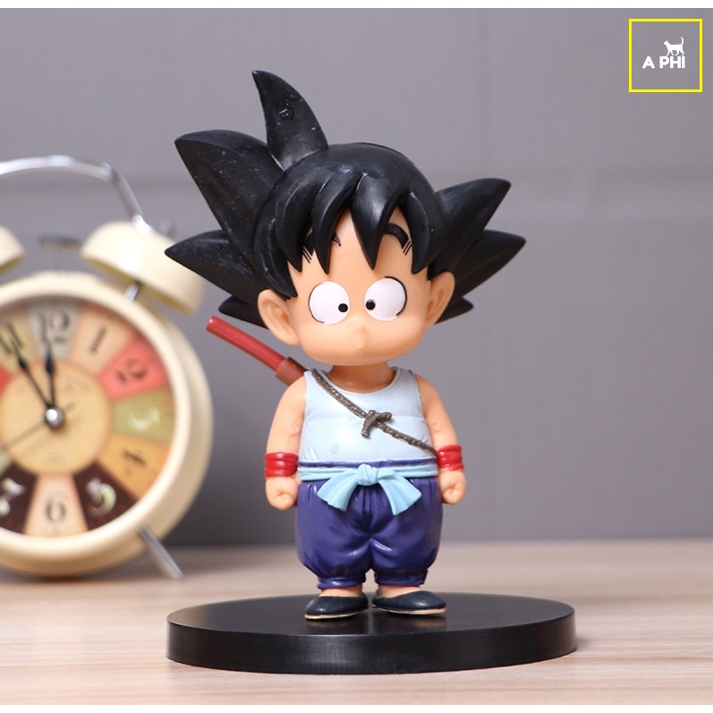 Mô hình Dragon Ball thời thơ ấu Songoku, cụ rùa, krillin, lợn 16cm