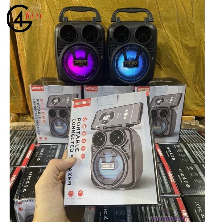 Loa bluetooth xách tay Speaker DB16 có đèn led