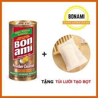 Bột tẩy rửa đa năng sinh học bonami, bột làm sạch mọi vết bẩn, bề mặt, nhập khẩu mỹ, không hoá chất 400g