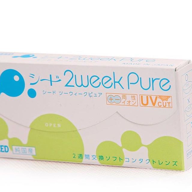 Kính áp tròng SEED dùng 2 tuần không màu - 2 Week Pure - LENS SEED