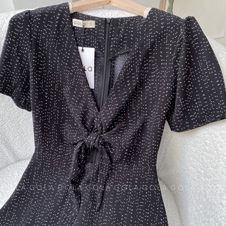 Đầm Rosa chữ A cột nơ trước ngực