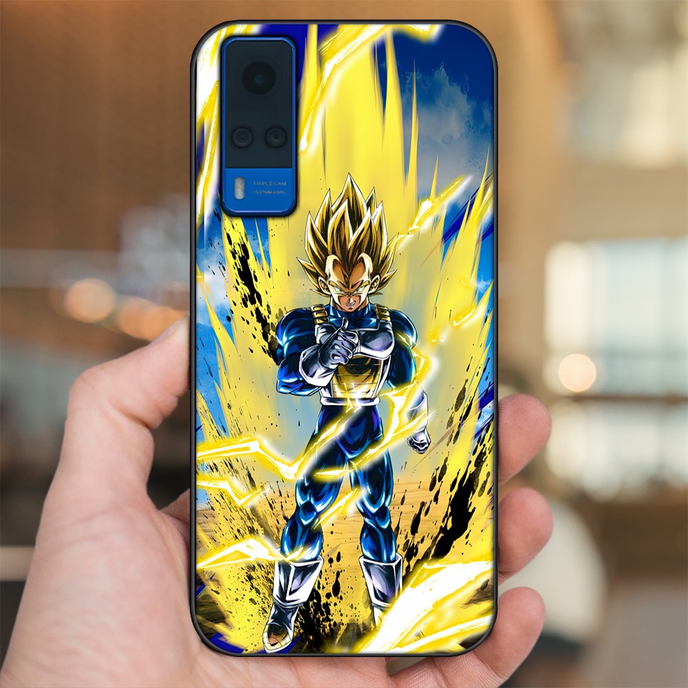 Ốp lưng Vivo Y51 2020, Y53s viền đen in hình Vegeta Dragon Ball