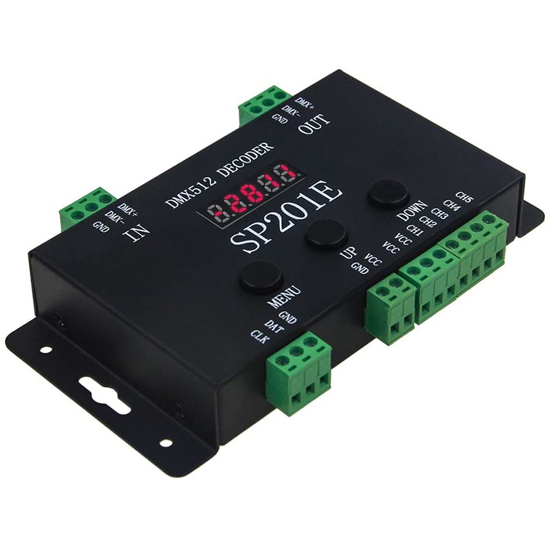 Bộ Điều Khiển Sp201E Dmx512 Ws2812B Ws2811 Dmx Sang Spi Ics