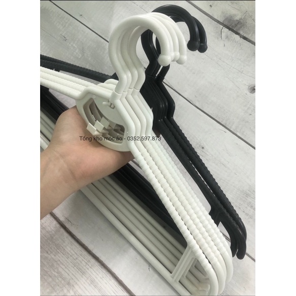 Móc treo quần áo-mắc nhựa cổ xoay-kích thước dài 40cm-chuyên dùng cho shop, gia đình, cá nhân,...