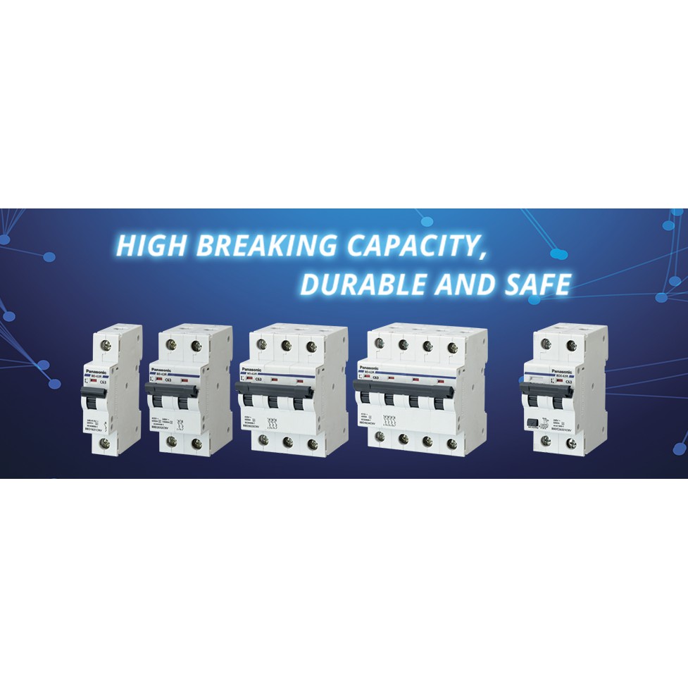 Cầu dao tự động Aptomat MCB  thiết bị điện Panasonic