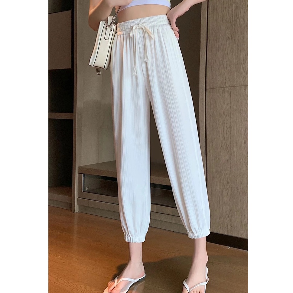 Quần ZHELIHANGFEI có dây rút thiết kế mới cao cấp thời trang dành cho nữ