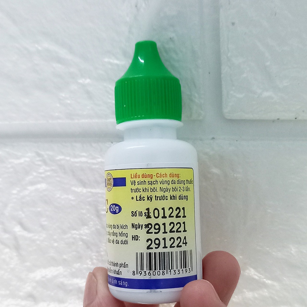 Hồ nước bôi da lọ 10ml, chăm sóc vùng da tổn thương nhẹ, bỏng, tràm ,eczema