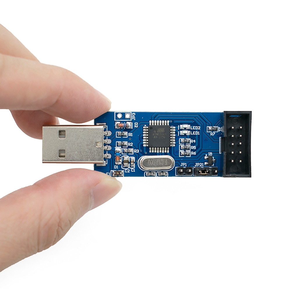 1 Usbasp Avr Usb Isp Usb Atmega8 Atmega128 Hỗ Trợ Win7 64k