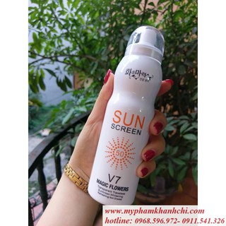 Xịt chống nắng sunscreen V7 spf 50+