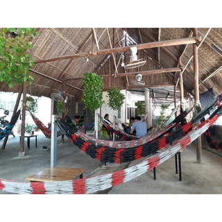 Võng vải đan tay cà phê