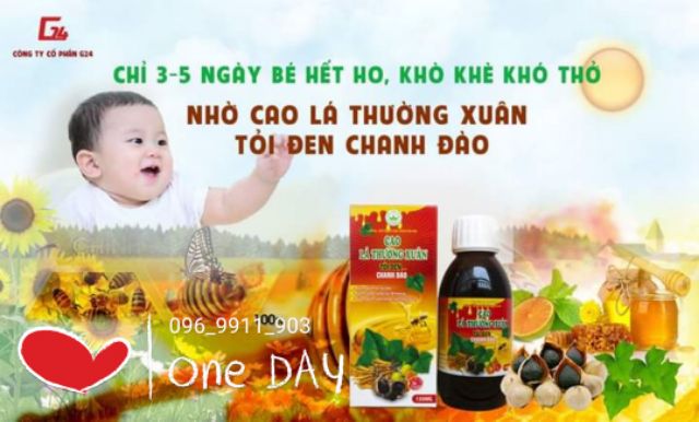 THUỐC HO CAO LÁ THƯỜNG XUÂN TỎI ĐEN CHANH ĐÀO