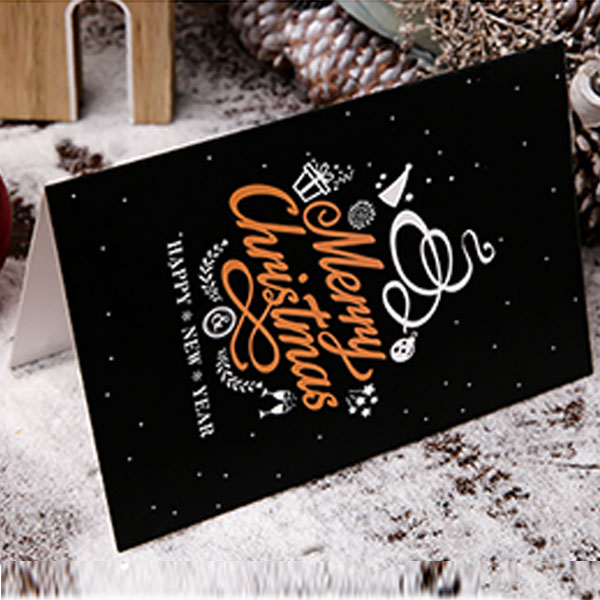 [Hot Sale] 6Pcs Simple Ins Style Christmas Thanksgiving Greeting Card Superior Quality  Party Simple Invitation Card
