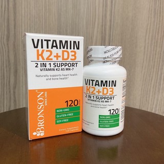 Vitamin K2 + D3 Bronson Mỹ date xa