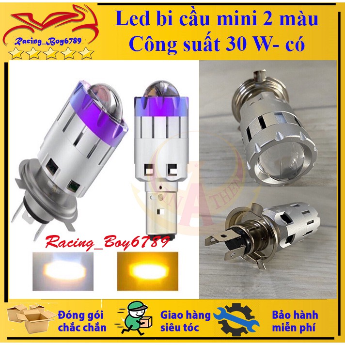 ĐÈN PHA LED BI CẦU MINI LOẠI 1 CÔNG SUẤT 35W QUẠT GIÓ TẢN NHIỆT