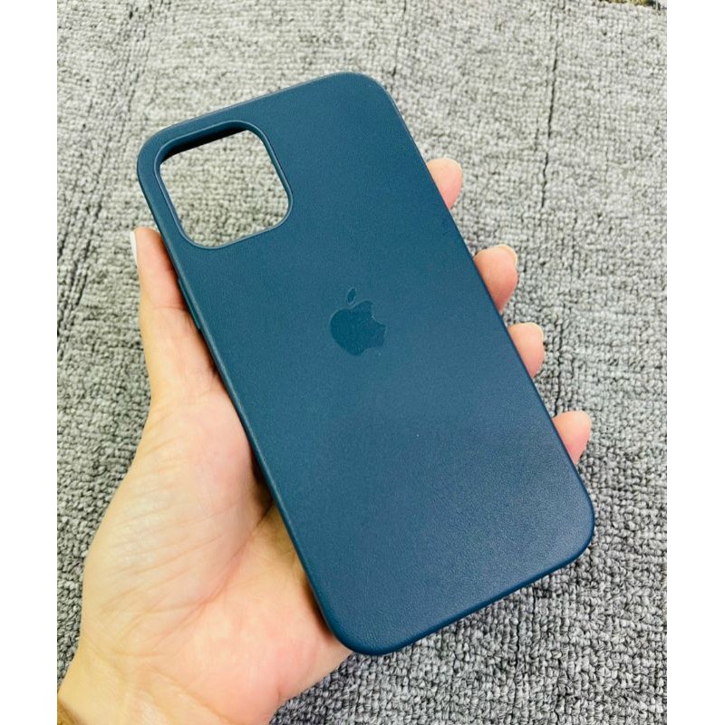 Ốp lưng da Leather case IPhone 12-IPhone 12, 12 Pro, 12 Pro Max hỗ trợ sạc không dây MagSafe da đẹp chuẩn từng xangtimet