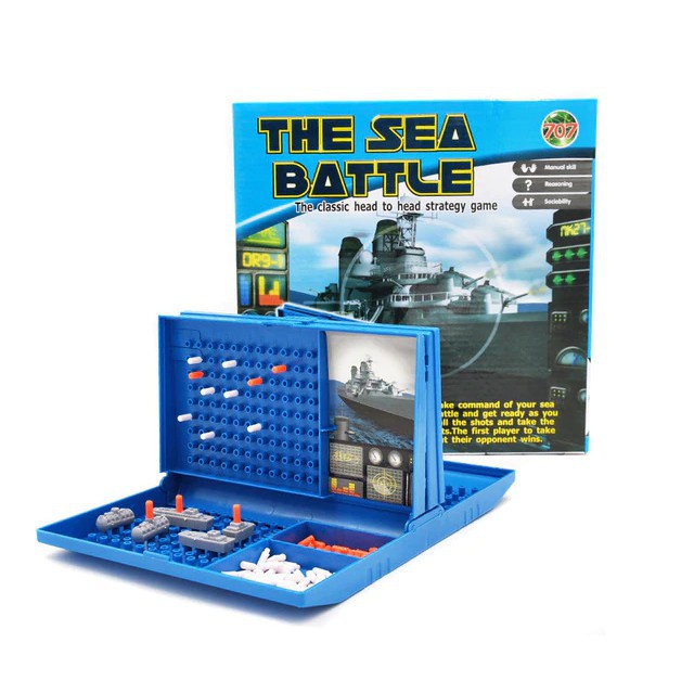 Trò Chơi The Sea Battle, Board Game Tương Tác 2 Người Chơi Rèn Luyện Phản Xạ