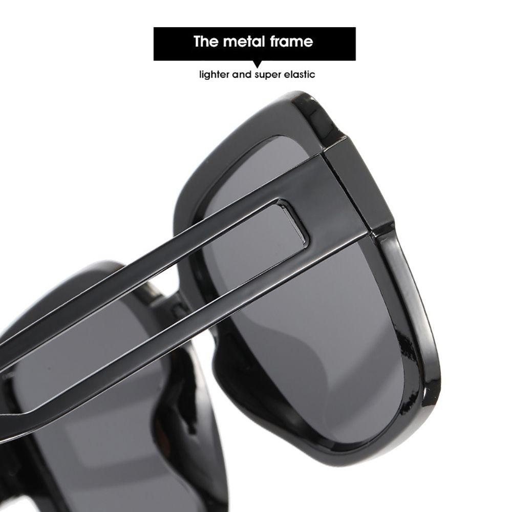 IVORY Kính Mát Gọng Vuông Rỗng Bảo Vệ Mắt Chống Bức Xạ Chống Bức Xạ Cho Nam Nữ