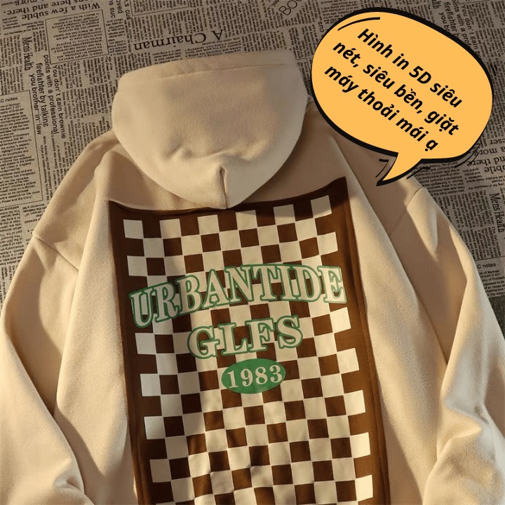 Áo hoodie nữ/Áo nỉ form rộng tay bông unisex nam nữ hình in BÀN CỜ cao cấp chất nỉ bông dày dặn RÔ STORE HD16 | BigBuy360 - bigbuy360.vn